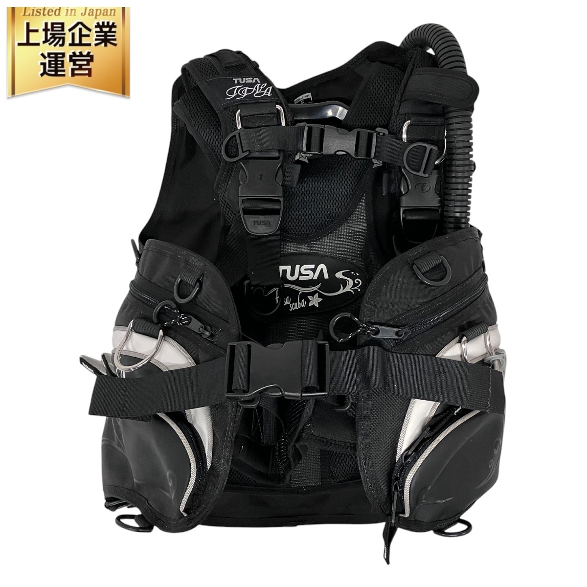 TUSA ツサ Ej-01 BCジャケット サイズ:S 専用中圧ホース付き TUSA ツサ Ej-01 BCジャケット サイズ:S 専用中圧ホース付き