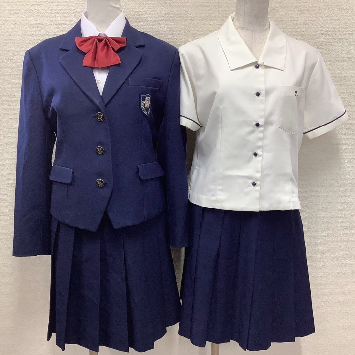 新品未使用品)新潟県 神納中学校 女子制服4点セット ◇BM◇LL