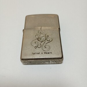 ジッポ オイルライター ZIPPO 2002年 スパイラルハート  喫煙グッズ 喫煙具 ジッポー Zippo BRADFORD【pg1433ckgh】火花確認済み
