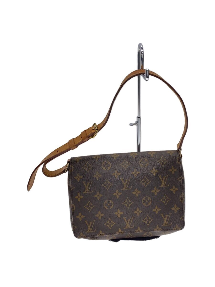 LOUIS VUITTON◆ミュゼット・タンゴ_モノグラム・キャンバス_ショートショルダー_BRW/PVC/BRW