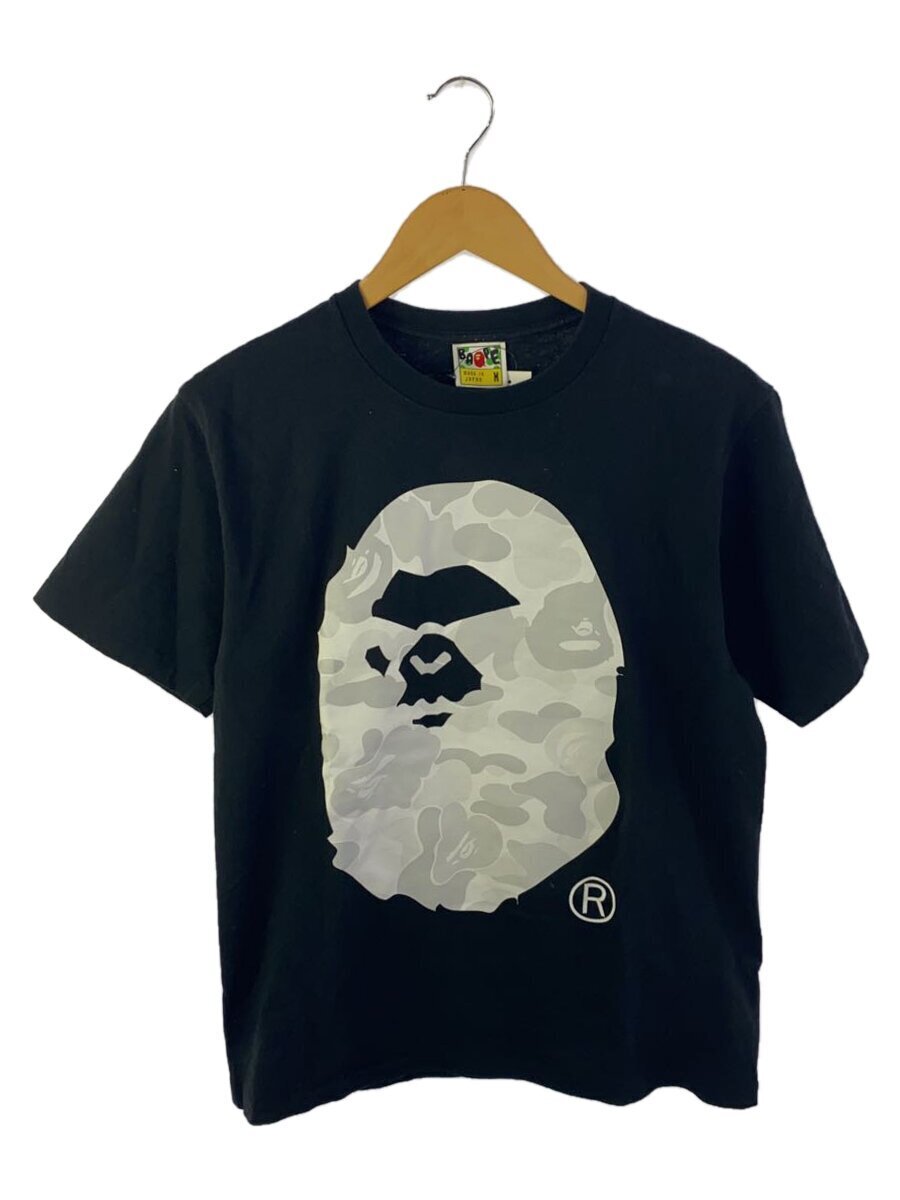 A BATHING APE◆Tシャツ/M/コットン/BLK//