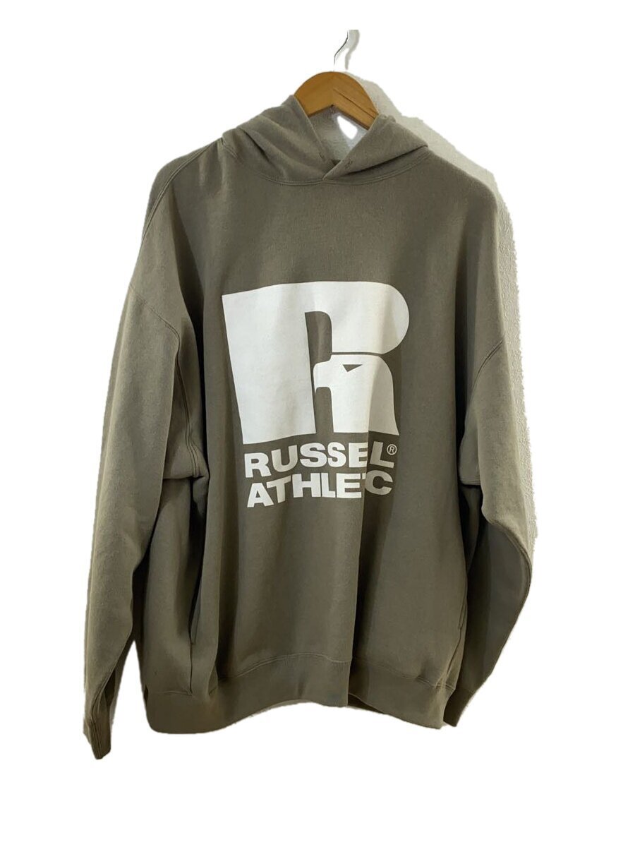 RUSSELL ATHLETIC◆パーカー/L/ベージュ//