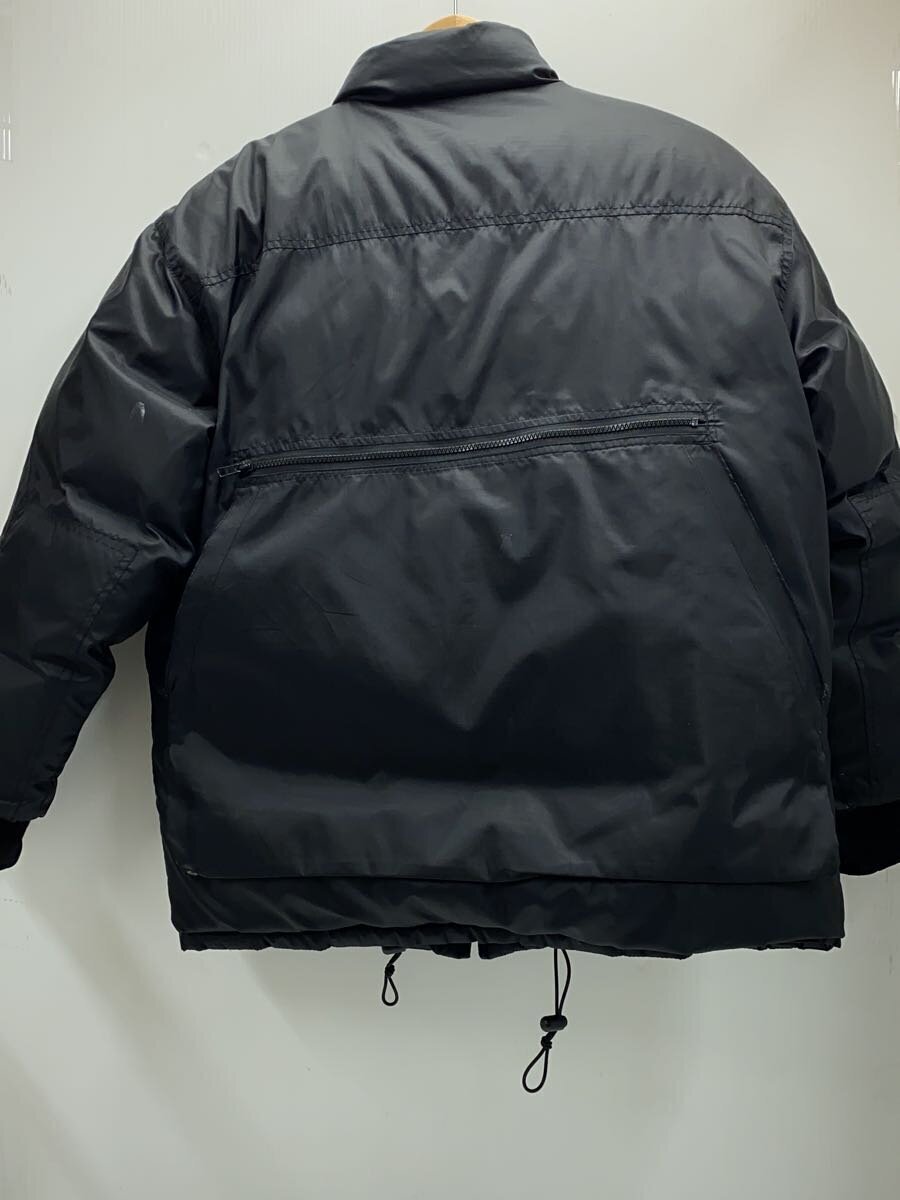 STUSSY◆90s/リップストップ/フィッシング中綿ジャケット/M/ポリエステル/ブラック// STUSSY◆90s/リップストップ/フィッシング中綿ジャケット/M/ポリエステル/ブラック//