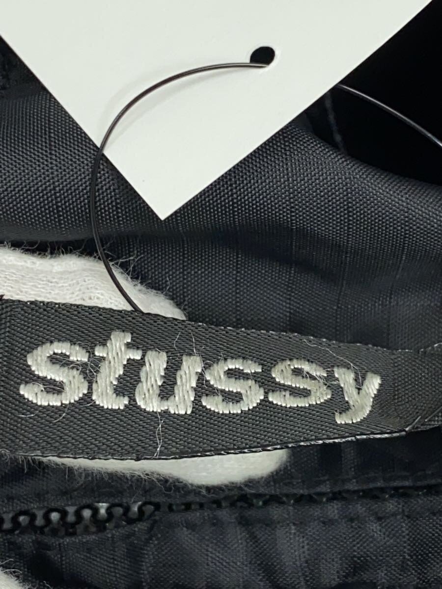 STUSSY◆90s/リップストップ/フィッシング中綿ジャケット/M/ポリエステル/ブラック// STUSSY◆90s/リップストップ/フィッシング中綿ジャケット/M/ポリエステル/ブラック//