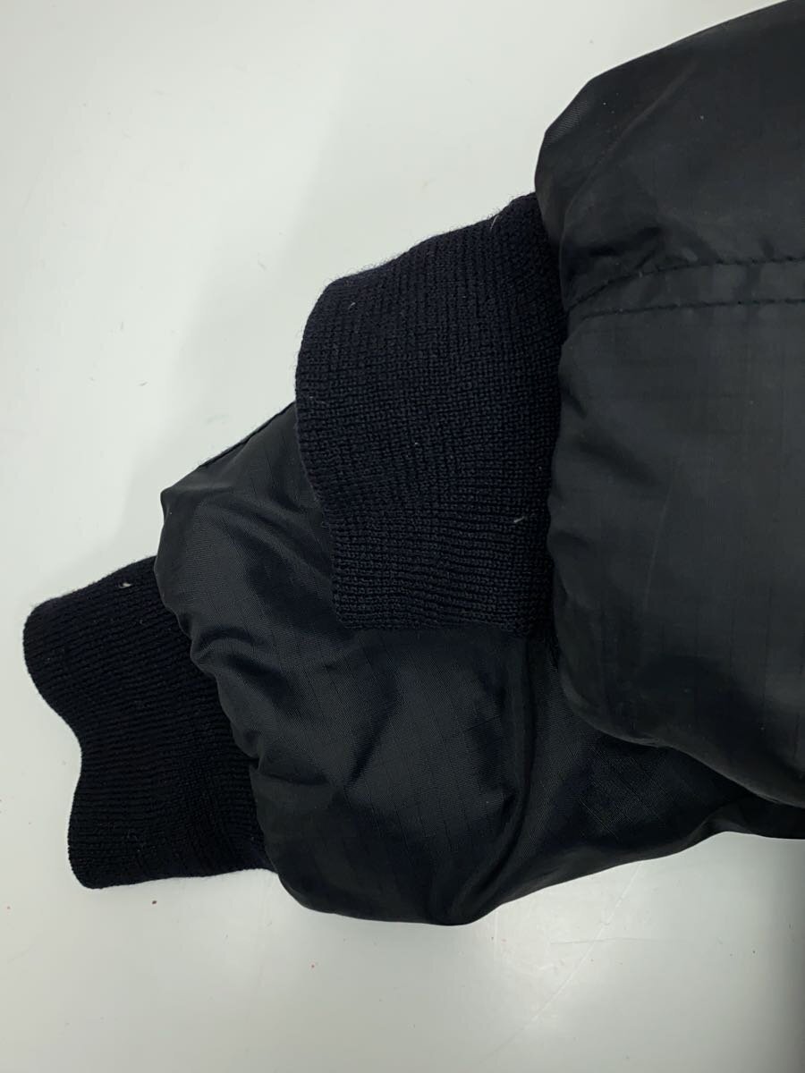 STUSSY◆90s/リップストップ/フィッシング中綿ジャケット/M/ポリエステル/ブラック// STUSSY◆90s/リップストップ/フィッシング中綿ジャケット/M/ポリエステル/ブラック//