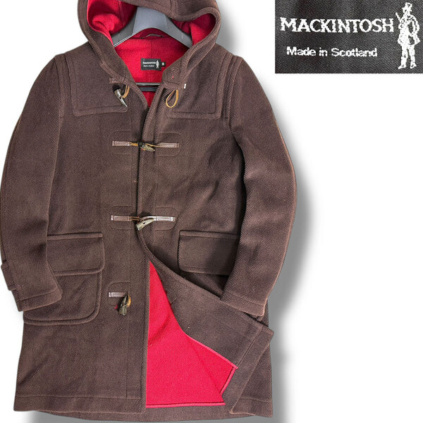 J7030 マッキントッシュ オールド インバーティア ヘリンボーンダッフルコート ブラウン 38 Mackintosh