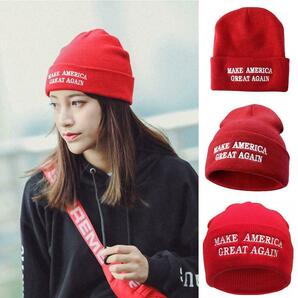 トランプ 帽子 【MAKE AMERICA GREAT AGAIN】 ニット コスプレ