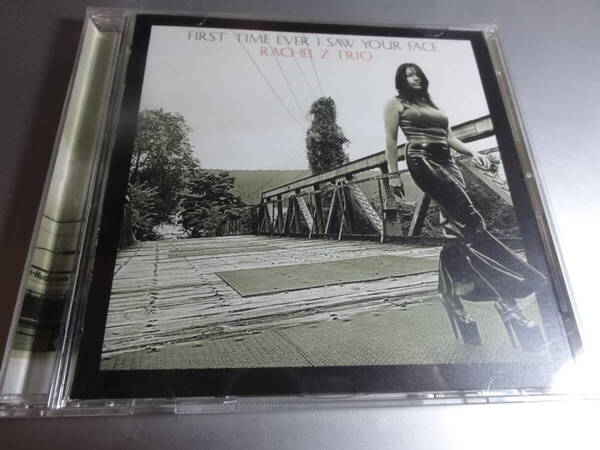 RACHEL Z TRIO レイチェル ・Z トリオ FIRST TIME I SAW YOUR FACE 国内盤