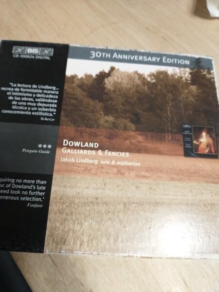 ★ Dowland: Galliards & Fancies 30th Anniversary Edition ヤコブ・リンドベルイ Dowland: Galliards & Fancies Jakob Lindberg cd