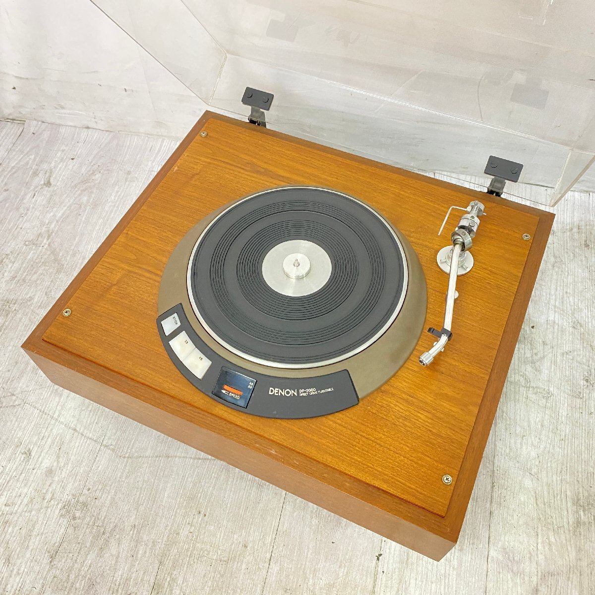 DENON DP-3000 DK--100 レコードプレイヤー カートリッジ付き