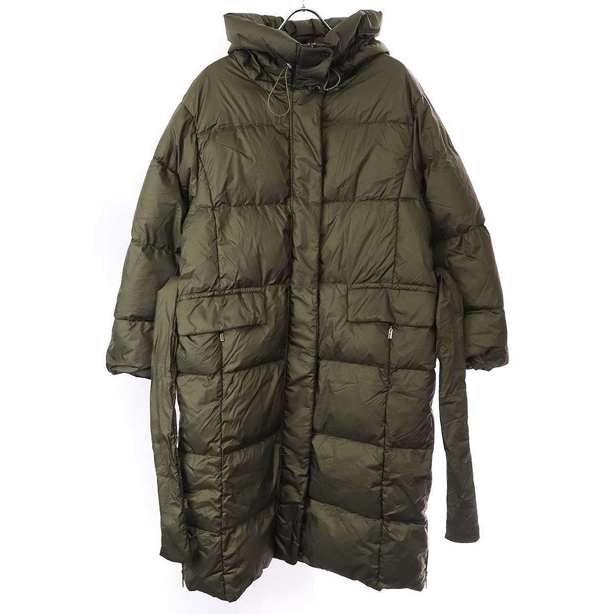 MooRER ムーレー DIVERIA ロングダウンコート カーキ 40 IT1MZITOLN4Q