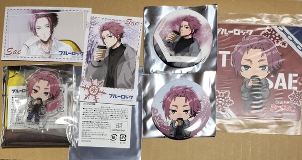 ブルーロック まねきねこ 糸師冴 糸師 冴 缶バッジ バッジ フォトカード 外袋付 非売品 コースター アクリルスタンド アクスタ