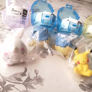新品 肩ズンFig.ポケモン4 タマザラシ ピカチュウ メスのすがた ポケモン5 アルクジラ 4点セット ガチャ カプセルフィギュア