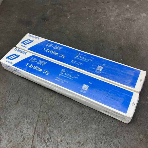 未使用 倉庫保管品 コベルコ 溶接棒 LB-26V 5.0 × 450mm 5kg 2点セット KOBELCO