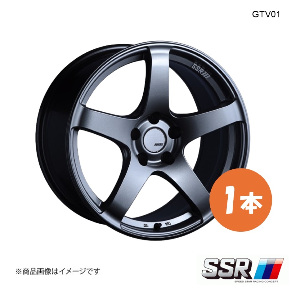 SSR GTV01 ホイール 1本 クラウン ハイブリッド AWS210 アスリートS【18×8.5J 5-114.3 INSET40 グラファイトガンメタ】