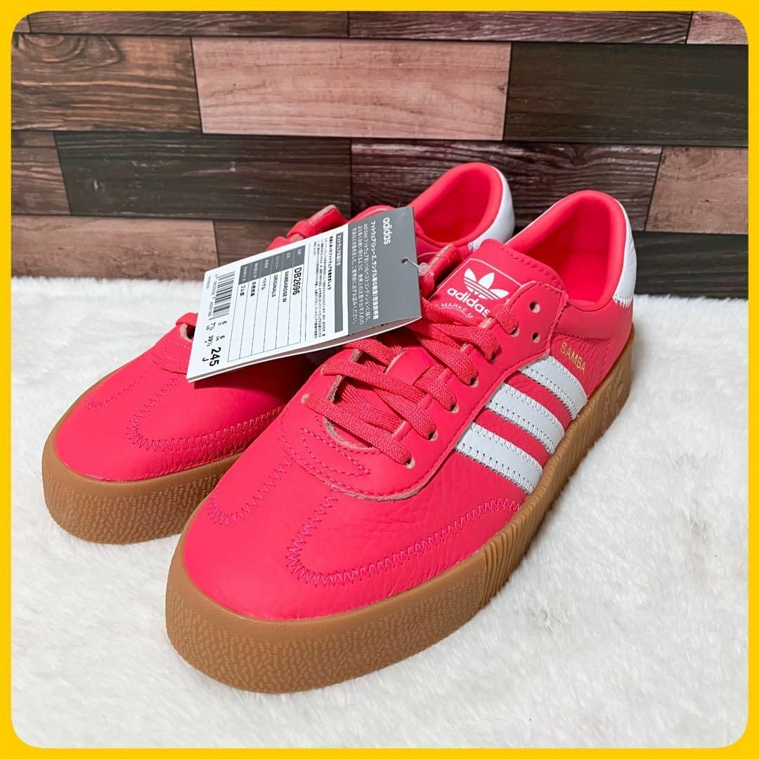 新品未使用　adidas SAMBA OG 24.5 Adidas Originals Samba OG Black Beige Pink 8.5W/7.5M IH8047