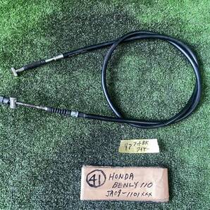 41●フットブレーキワイヤー●ベンリィ110 JA09 実動車解体●送料込●