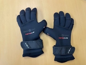 AQUALUNG★3mmサーモグローブ Themo Cline Gloves ★メンズMサイズ★中古美品★ウィンターグローブ★特価!