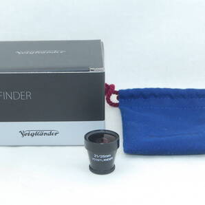 ★新品級★Voigtlander フォクトレンダー 21/25mm M ビューファインダー ブラック 元箱付き♪