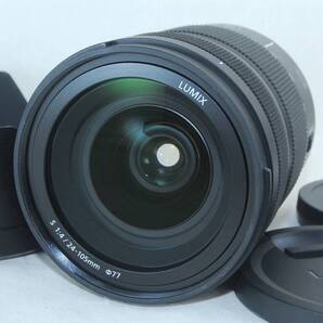 ★外観新品級★ Panasonic パナソニック LUMIX S 24-105mm F4 Macro O.I.S. フード付き♪