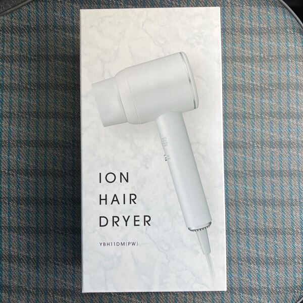 イオン ヘアドライヤー ION HAIR DRYER 温冷自動切替モード搭載 パールホワイト YBH11DM