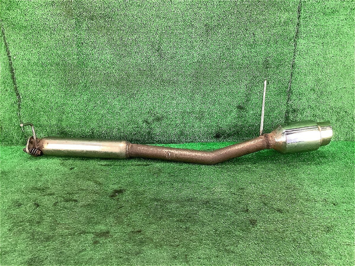 メーカー不明 社外 リアマフラー F6AT ターボ 2WD CR22S アルトワークス外し リアピース ストレート 出口径約85mm 入口径60mm ジャンク
