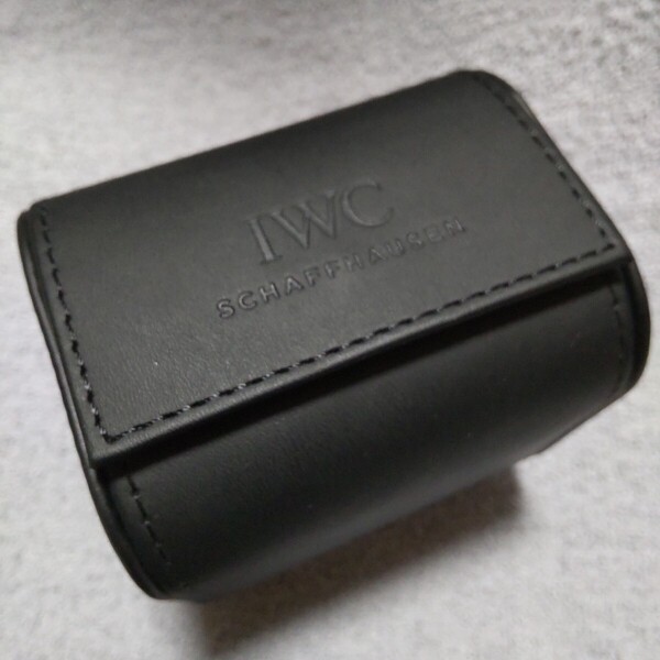 IWC 正規 時計 収納 黒 BK ブラック 系 携帯 ソフト ケース 保護 持運び 便利 保存 BOX 純正 トラベル ボックス 09 送料込み