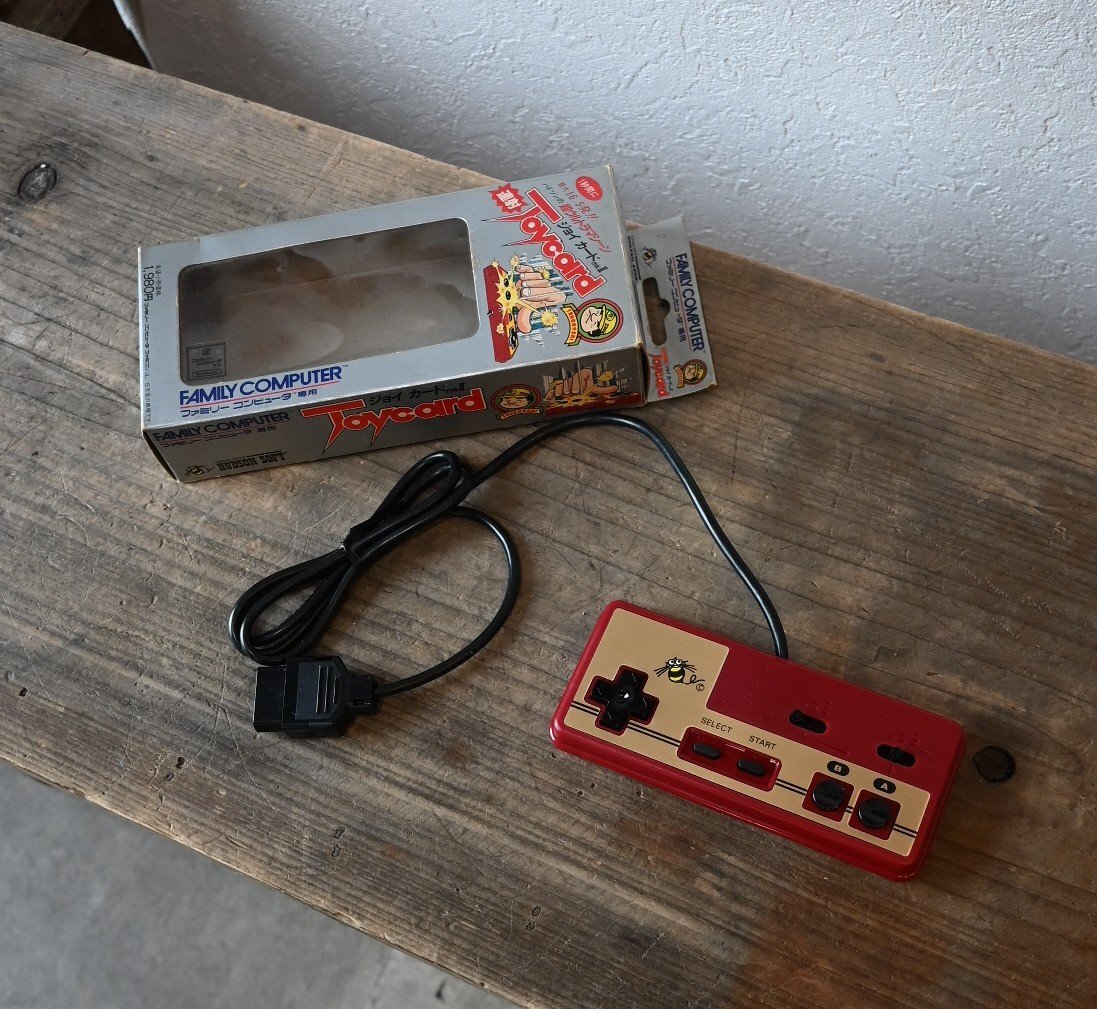 Famicom Controller HC62-4 JOYCARD MkII HUDSON Boxed Tested