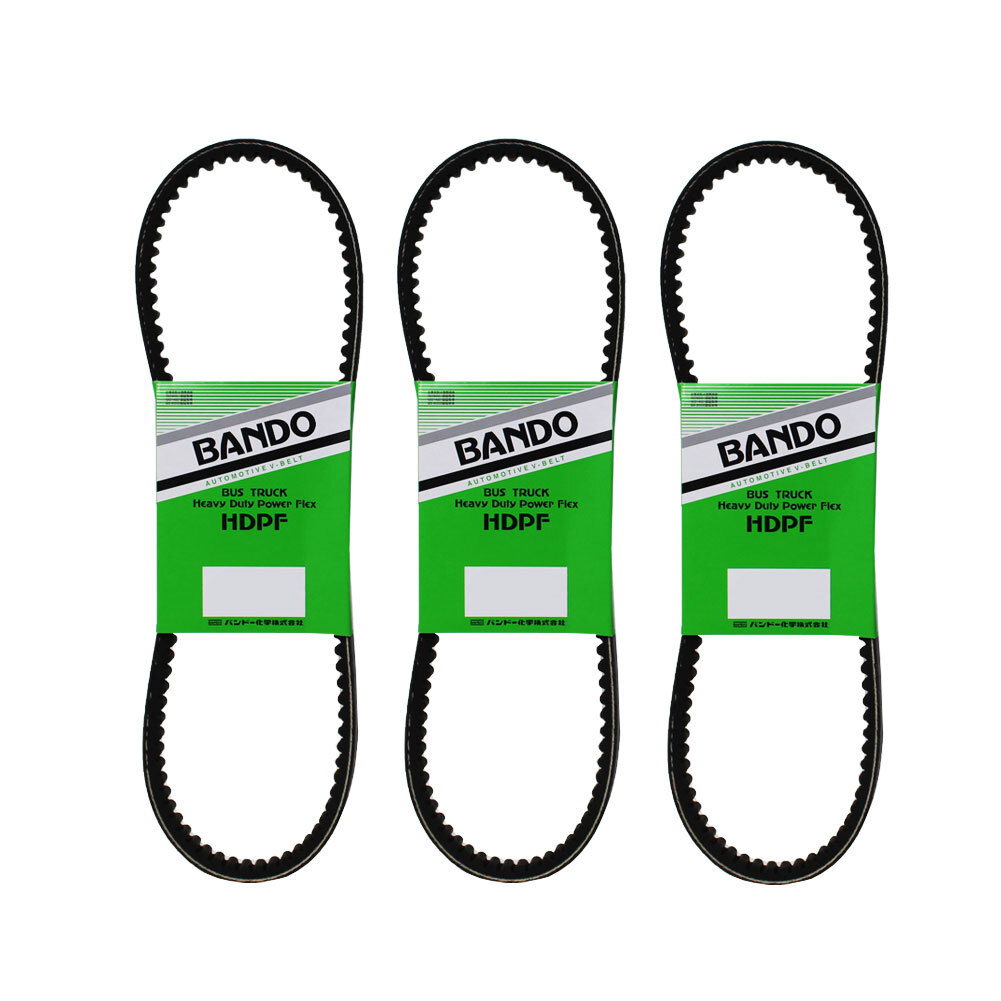 フォワード 用 ファンベルトセット BANDO 3本セット ベルト 鳴き 交換 商用車 HDPF5465 HDPF5545