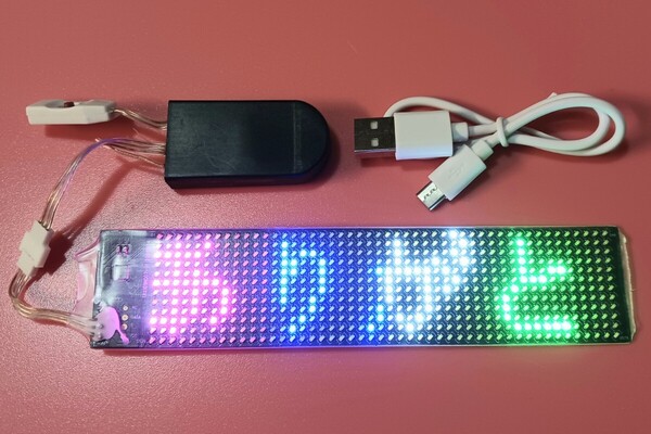 フレクシブル 電子 ネーム バッジ メッセージボード Bluetooth書込