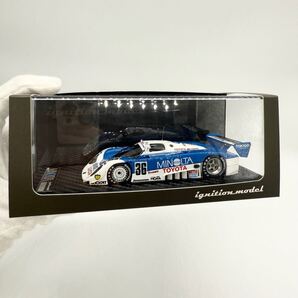 【極美品】イグニッションモデル Ignition Models 1/43 ミノルタ トヨタ MINOLTA Toyota 89C-V(#36) 1989 JSPC 1199 ミニカー