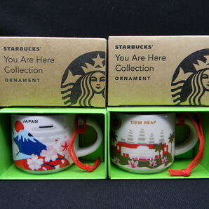 ◆ STARBUCKS ◆ ミニマグカップ 2個セット スターバックス JAPAN & SIEM REAP