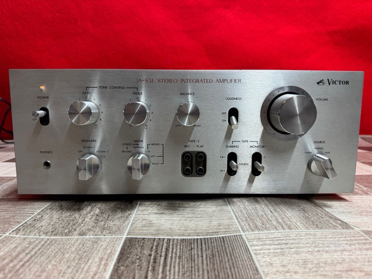 Victor JA-S31 ステレオインテグレーテッドアンプ展示品未使用長期保管 Yahoo!オークション -「ja-s31」の落札相場・落札価格