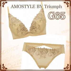 AMOSTYLE プレミアム ペタルス ブラジャー&ショーツ G65 上下セット