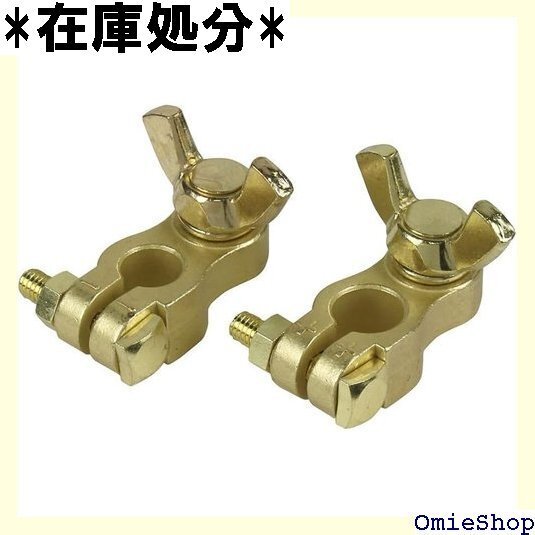 メルテック meltec 車用 バッテリーターミナルセ B端子 #39D 蝶ネジ式 + - ゴールドBY-03 544