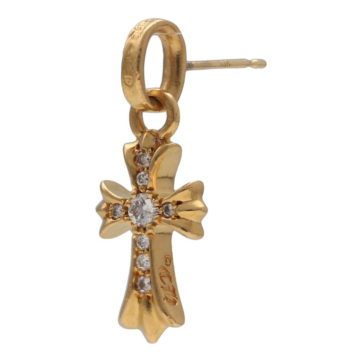 【中古】 CHROME HEARTS クロムハーツ ベイビーファットクロス ピア