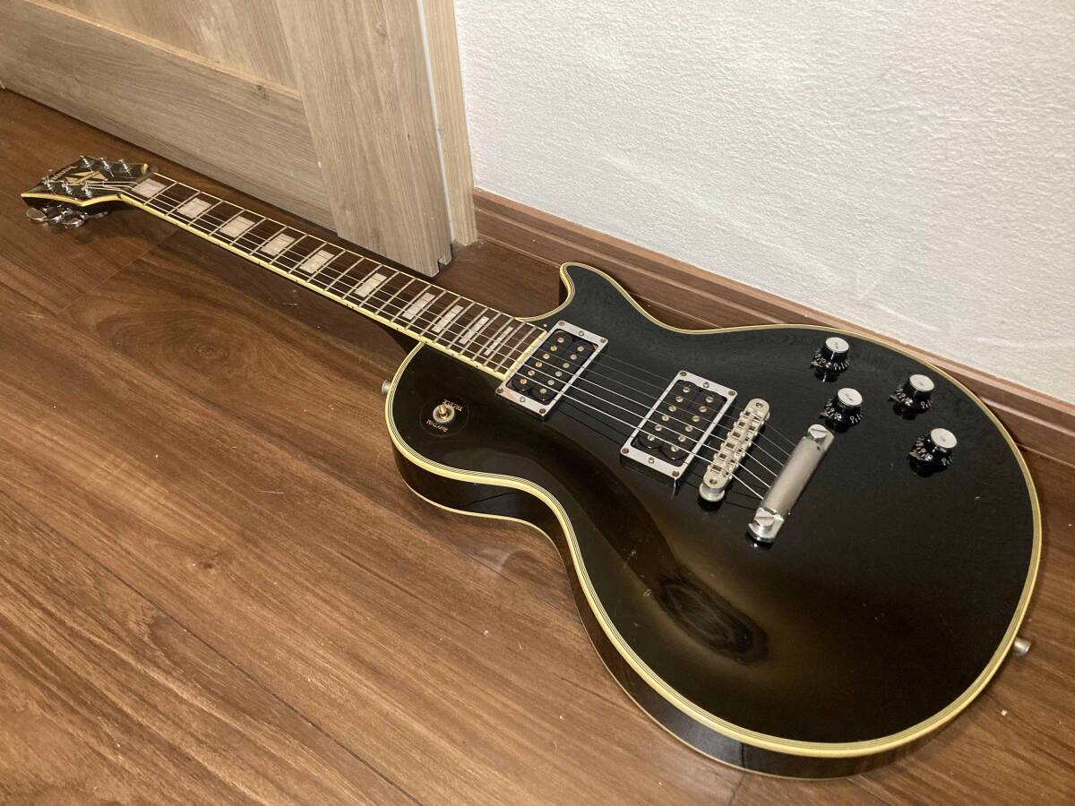 Burny Fernandes Les Paul Custom Black JS John Sykes Made In
