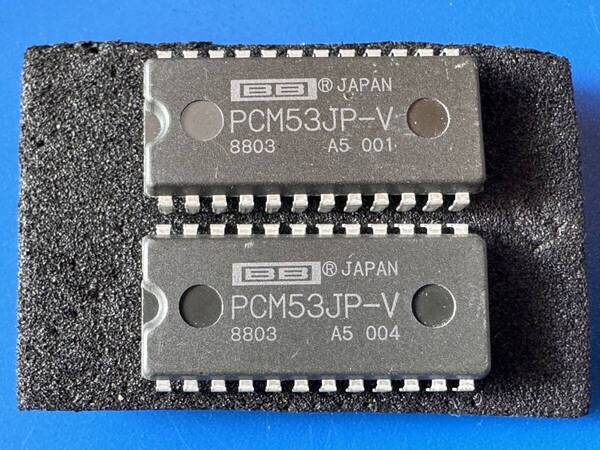 16bit DAC Burr-Brown PCM53JP 2個セット