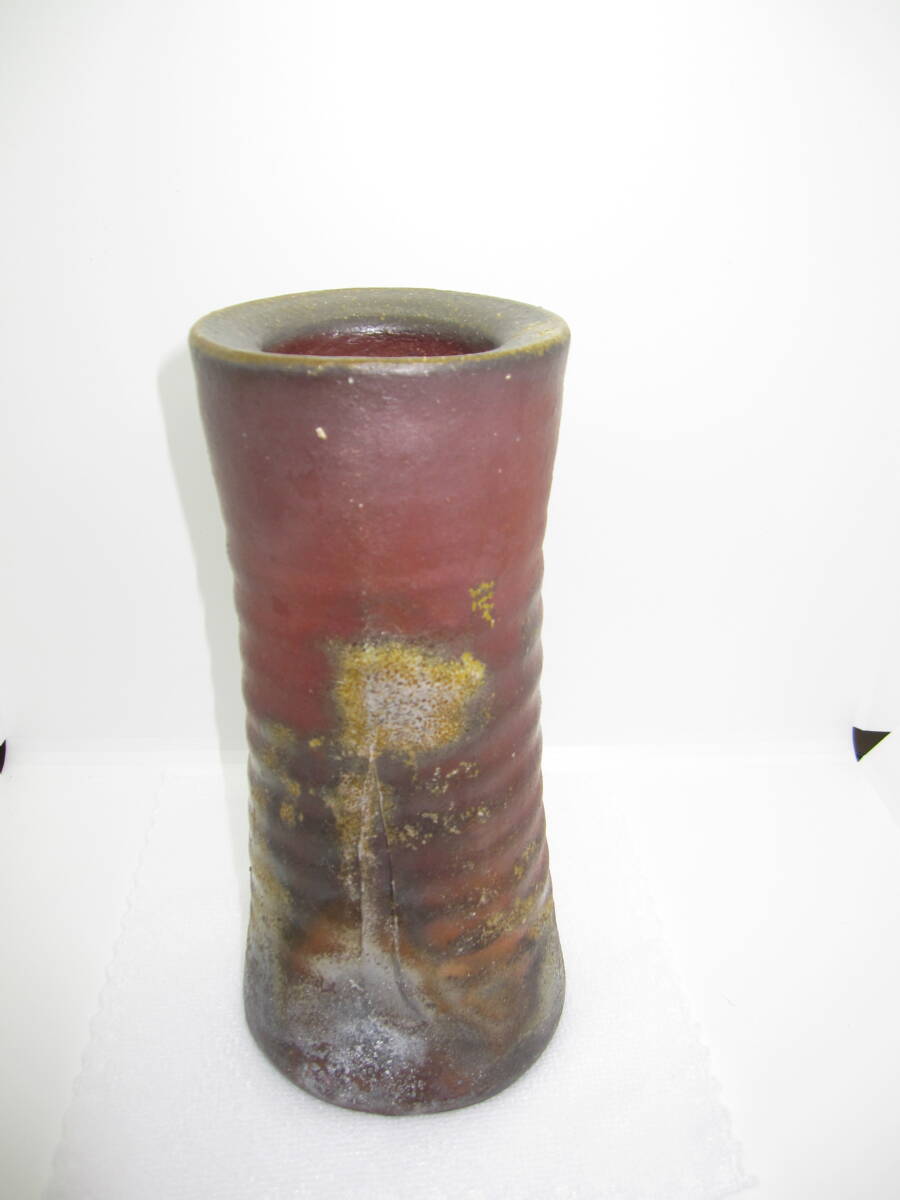 備前焼 松園 大皿 直径27.5cm 捻じれ