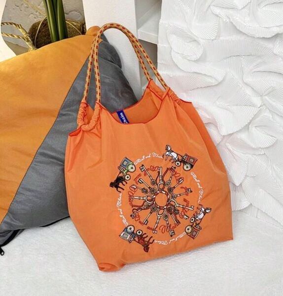 乗馬 馬 馬車 Ball&Chain バッグ Mサイズ オレンジ 新品