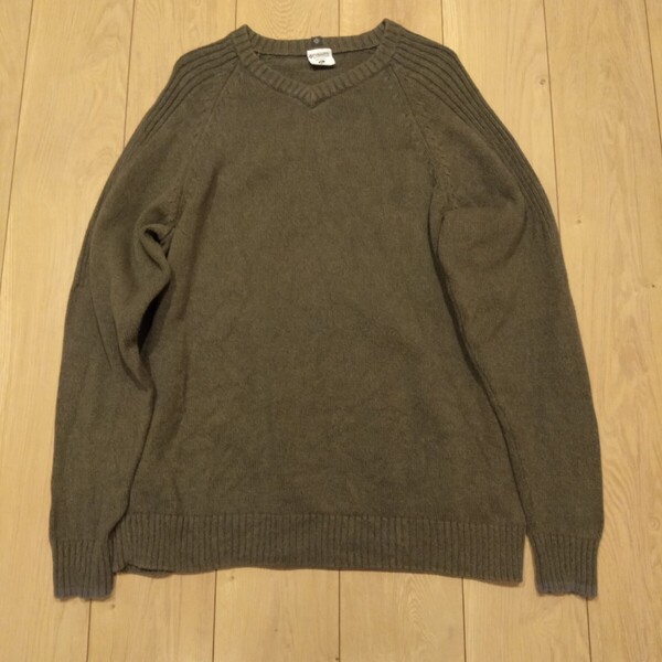 USA古着卸 XLサイズ Columbia コロンビア ラグランスリーブ ニット セーター