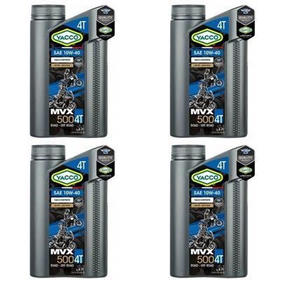 YACCO MVX 500 4T 10W-40 MA2 1L-4本セット a