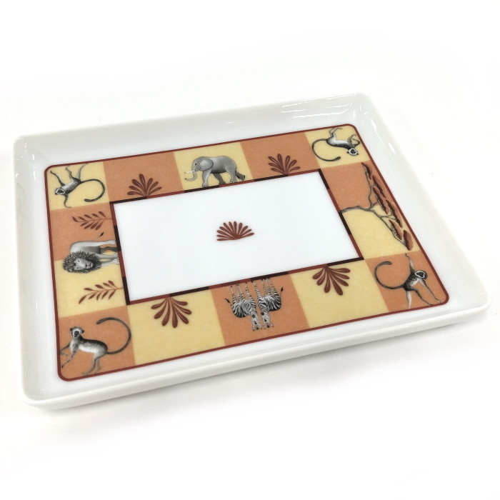 貴重 新品 極美品 HERMES africa スクエア プレート エルメス Yahoo!オークション -「エルメス アフリカ プレート」の落札相場