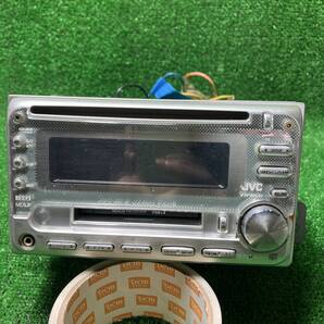 【144】ビクター KW-MC34 CD MDプレイヤー ハーネス付 現状品