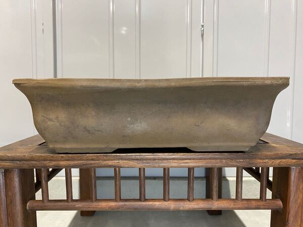 盆栽鉢 長方 鳥泥 小品盆栽 松盆栽 レトロ 雑木 寄せ植え 多肉植物 山野草 草花 花 盆栽 園芸 ガーデニング 鉢 植木鉢
