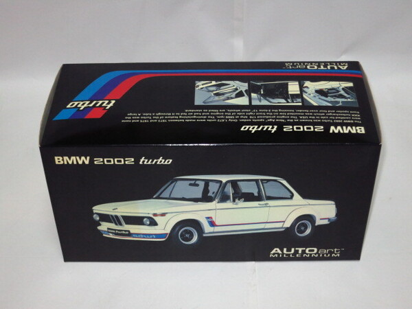 ★最後 1台!奇跡の完全未開封!本物デッドストック!オートアート 1/18 BMW 2002 turbo 白 外箱を一度も開封歴なし!送料無料 Autoart京商