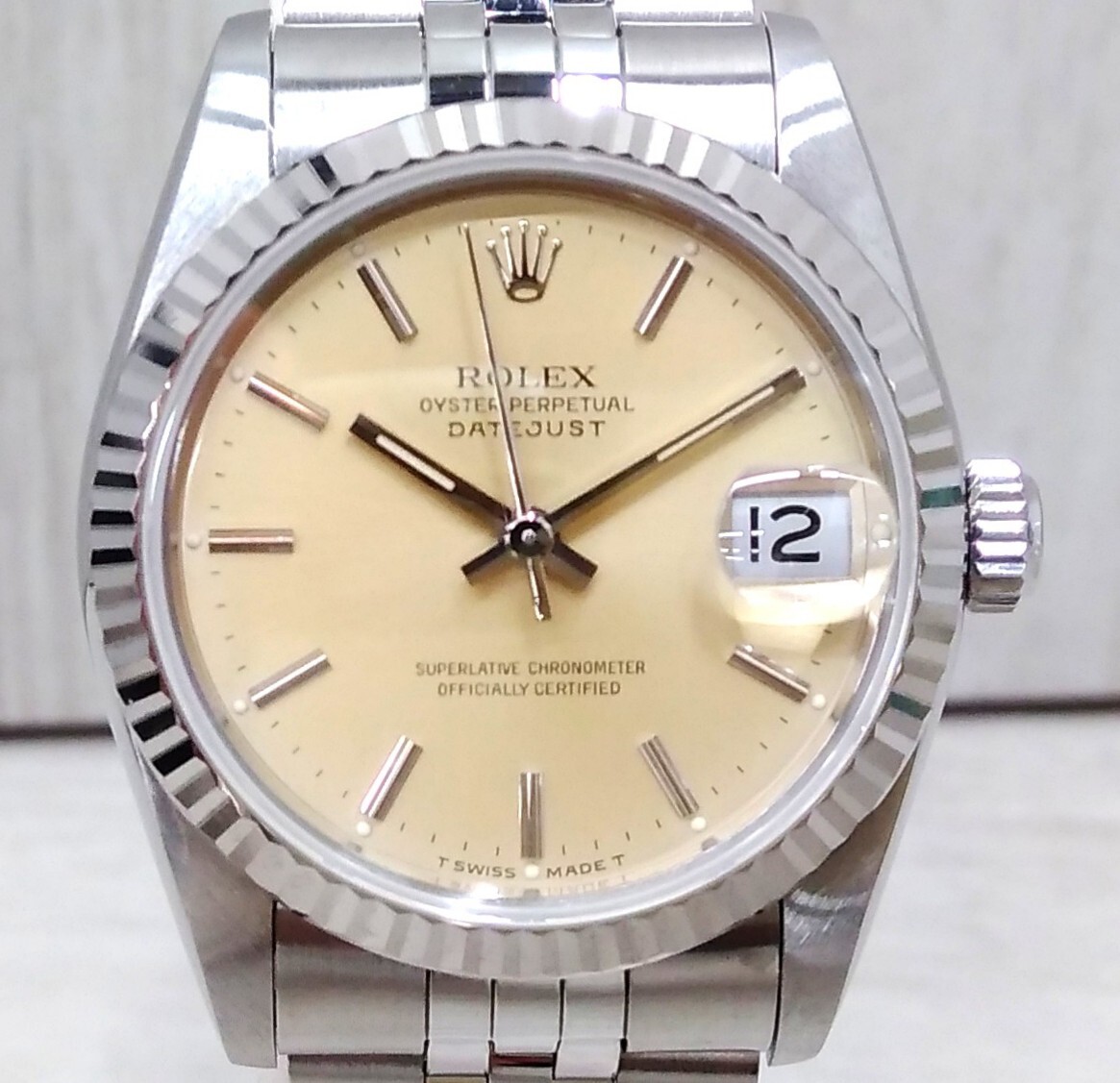 Rolex Datejust 68274 White Unisex Watch [Used] [Wristwatch