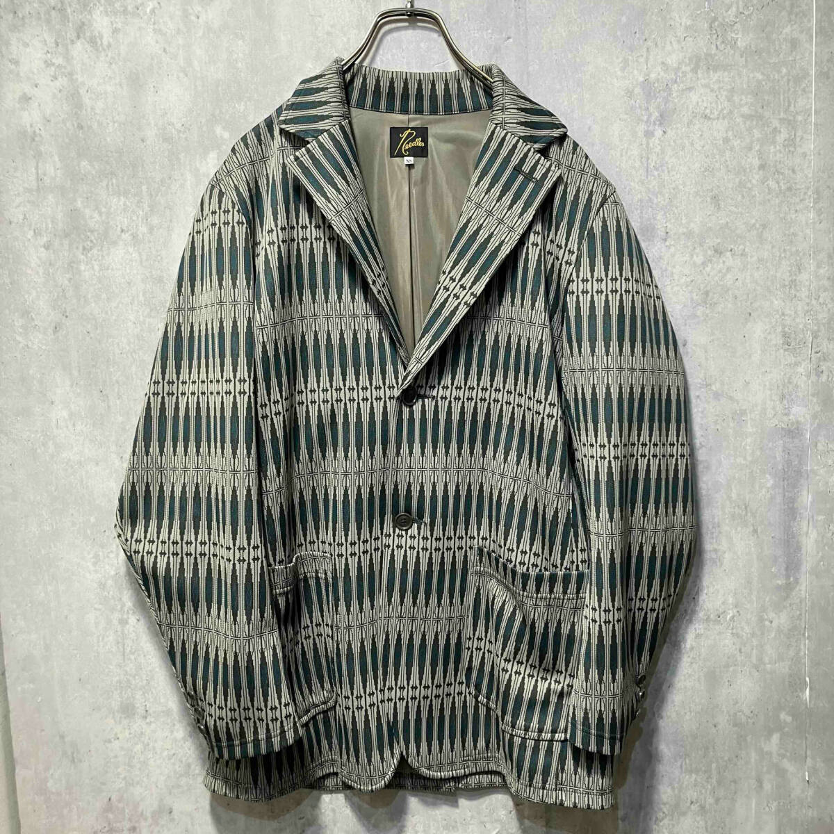 NEEDLES 2B JACKET POLY JQ テーラードジャケット XSサイズ ニードルス 店舗受取可
