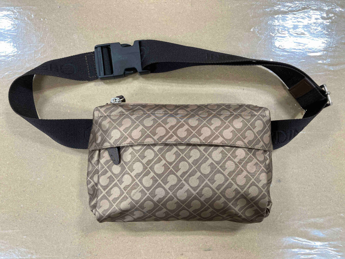 GHERARDINI ボディバッグ ショルダーバッグ ウエストポーチ ベージュ