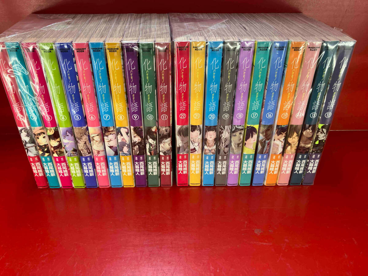 日本初の 化物語 特装版 1-22巻 全巻セット 全巻イラストカード 日本初の 化物語 特装版 1-22巻 全巻セット 全巻イラストカード